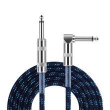 Cavo per chitarra da 6,35 mm, cavo di riduzione del rumore per chitarra elettrica, 3 m