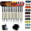 OLY MAGIC 12 Pack Soft Tip Darts for Electronic Dartboard - National Flag - Black 1