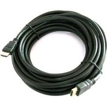 Cable HDMI - Reekin - Ethernet 3D ac de alta velocidad - 5 metros - Negro - Compatible con CEC - Sincronización de labios