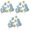 45Pièces Mini Punaises Bleues Pour Et Décoration 5