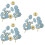 45Pièces Mini Punaises Bleues Pour Et Décoration 9