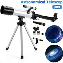 Telescopio astronómico portátil UVERBON - Monocular con zoom HD - Trípode portátil - Observación de estrellas