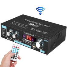 BRAVOTW 600W Bluetooth 5.0 FM 2-kanaals Klasse D HiFi stereo versterker 4-16Ω USB voor auto en thuis