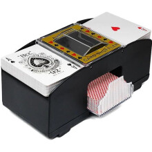 Mescolatore di carte - Automatico - 2 mazzi di carte - Per poker e blackjack - Elettronico