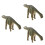 3Pièces Modèles Nigersaurus Jouets Simulation Élégant 6