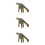 3Pièces Modèles Nigersaurus Jouets Simulation Élégant 8