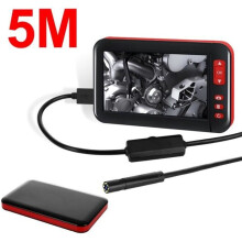 1080P HD digitale endoscoop inspectiecamera met 5MP kleurenscherm, waterdicht, foto- en videofunctie