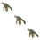 3Pièces Modèles Nigersaurus Jouets Simulation Élégant 9