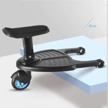 Plataforma universal para carrinho de bebê, mini carrinho dobrável 360 (azul)