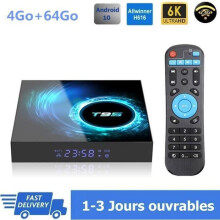 Box TV Android 10 T95 Smart TV BOX Wifi BT 4G + 64GB H616 6K Netflix Google Store Box multimídia Android Box