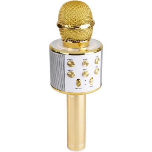 Karaoke microfoon - MAX - KM01 - Draadloze Bluetooth - Ingebouwde luidspreker - Stemvervormer