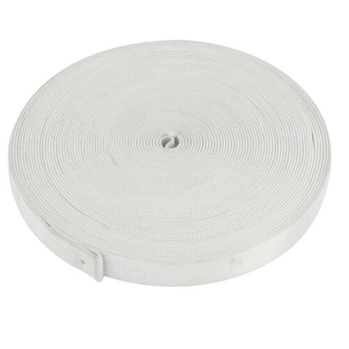 Elastico intrecciato bianco da 30 m per cucire indumenti