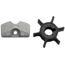 Boat Engine Impeller for  4Hp 5Hp 6Hp & 2/2.5/3/4/5/6HP Fit for  Outboard Lower Unit Gearbox Anode 6L5-45251