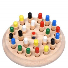 Gioco di memoria in legno con bastoni da scacchi per bambini, puzzle 3D educativo precoce, ottimo per feste in famiglia, L0696