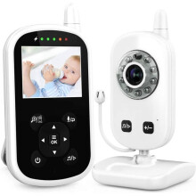 Babyfoon - PIMPIMSKY - Videobabyfoon met nachtzicht, tweewegcommunicatie en temperatuurbewaking