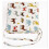 Cuscino rialzato regolabile per sedia da pranzo per bambini (beige) 1