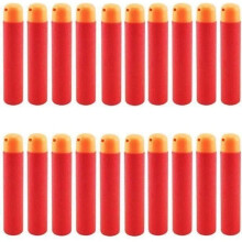Tikat - Stillcool - 60 palaa - Punainen - Yhteensopiva Nerf N-Strike Megan kanssa - Sieni ja silikageeli