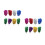 16Pièces Pompons Cheer Plastic Officiels Accessoires Supporteurs 8
