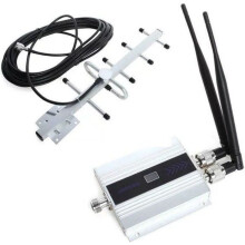 TD 900 MHz 2G 3G mobiele telefoon signaalversterker met dubbele antenne, eenvoudig te installeren