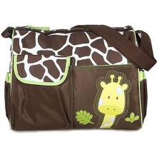Borsa per pannolini Green Giraffe - FOXNOVO - Quotidiana - Tracolla - Unisex