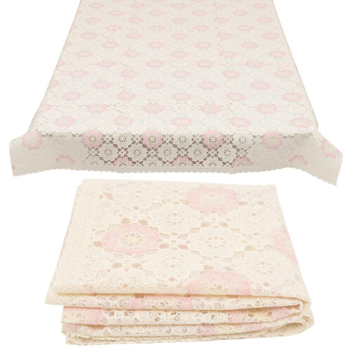 4Pcs Stain-Resistant Waterproof PVC Table Cover Multi Color Decorative 2