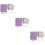 3Pièces De Budget Spiralé Violet Pour Planification Mensuelle 11