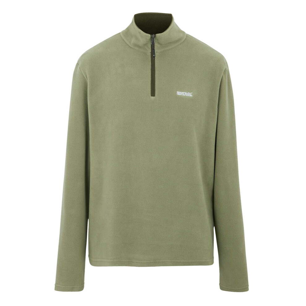 New Regatta Men's (Xxl, Oil ) Great Outdoors Thompson Half Zip Fleece Top Green