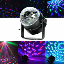 5W RGB DJ LED-lichtbal met spraakbesturing en EU-stekker voor feestjes, bars en verjaardagen