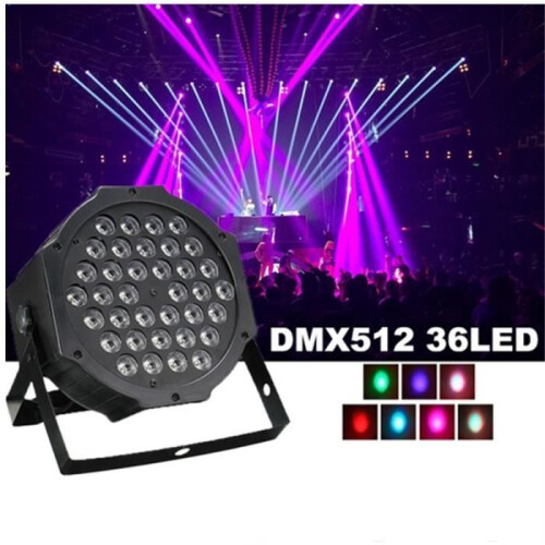 36 luci da palco a LED DMX512 per DJ, discoteca, feste con telecomando