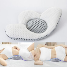 Cojín de soporte lumbar universal, cojín de soporte lumbar suave para la cintura, almohada para el hogar, alivio del dolor