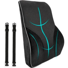 Cuscino lombare in memory foam economico per sedia da ufficio e auto