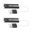 2Pièces Adaptateur USB Son 3.1 7.1 Noir Pour Microphone Casque 5