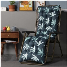 Opvouwbaar antislip tuinkussen voor loungestoel - Merk - Model - Dik comfort - 48 x 170 cm - Groen