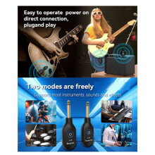 Transmissor Sem Fio para Guitarra Elétrica, Transceptor Elétrico para Baixo, Acessórios para Instrumentos Musicais A13