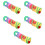 5Pièces Tunnel Chat Intérieur Polyester Multi Usage 8