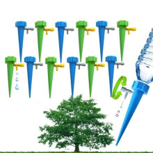 12 pezzi Dispositivo automatico di irrigazione delle piante Sistema di irrigazione a goccia Accessori per giardinaggio Decorazione