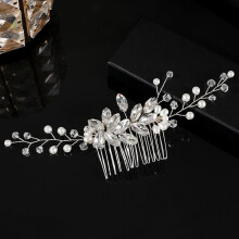 Chinese Rhinestone Bridal Hair Comb - Luxe Party Accessory