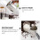 3Pièces À Lait Argenté Pour Café Mousse 5
