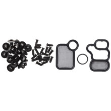 20 Pcs 8mm Hole Push in Expanding Screw Panel Clips Rivet & 3 Pcs Solenoid Spool Valve Gasket VTEC Solenoid Gasket