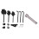 Knob Command Controller Repair Kit with 2721402401 Engine Intake Manifold Air Flap Adjuster Repair Tool Kit 1