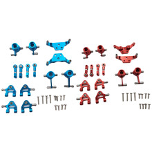 2set Metal Upgraded Parts Steering Cup Swing Arm Plate Set for P929 P939 K969 K979 Red &