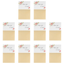 10pcs Thank You Cards Congratulation Cards Gift With Envelope
