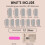 Colorful French False Nails - Full Coverage Ballerina Tips 1