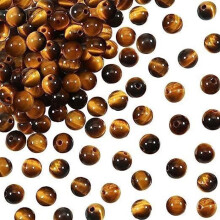 96 cuentas de ojo de tigre amarillo natural de 8 mm, cuentas de terapia energética, accesorios de joyería