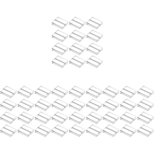 48Pièces Support Porte-Notes Transparent Pour Table Décor 1