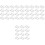 48Pièces Support Porte-Notes Transparent Pour Table Décor 3