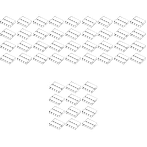 48Pièces Support Porte-Notes Transparent Pour Table Décor 2