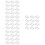 48Pièces Support Porte-Notes Transparent Pour Table Décor 7
