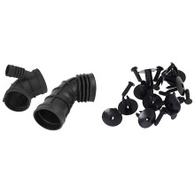 50Pcs  Lined and Fasteners Rivet Snaps for    with 2Pcs Car Air Intake Pipe Hose for- E46 320I
