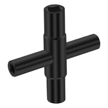 (black) 4-in-1 Square Faucet Wrench for Sink Repair